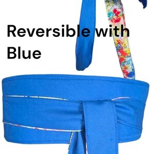Reversible Kids Accessory in Blue and Multicolor